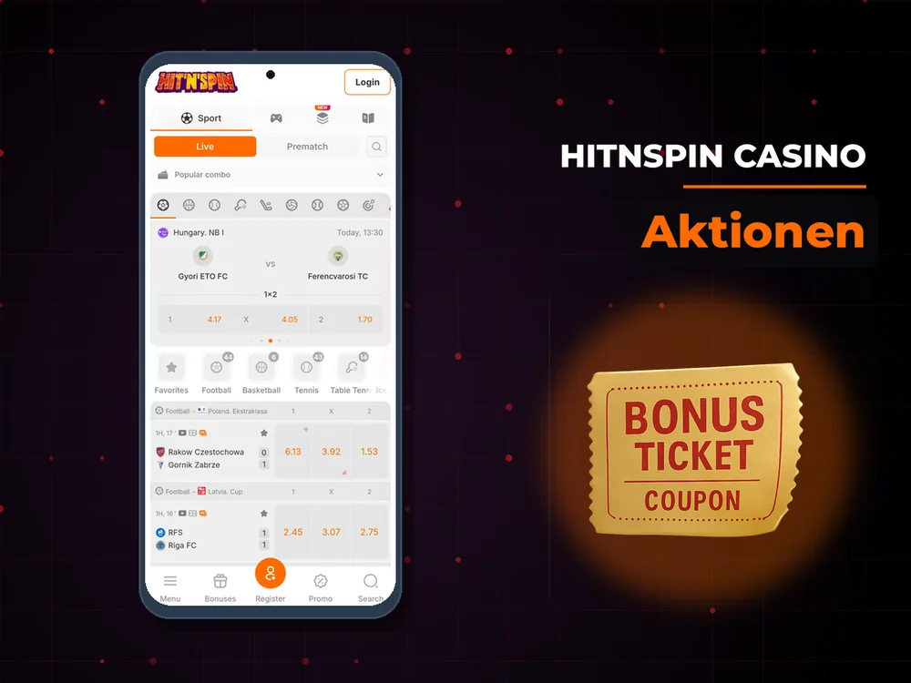 hitnspin casino - Aktionen