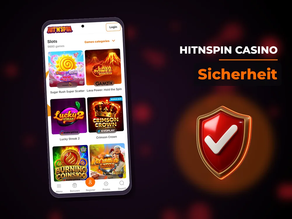 hitnspin casino - Sicherheit