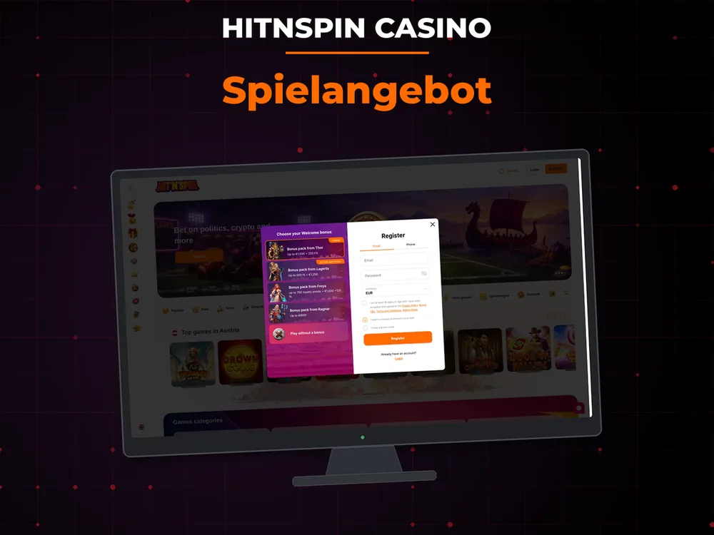 hitnspin casino - Spielangebot